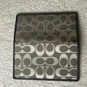 Coach checkbook cover